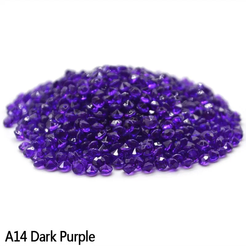 Wedding Decoration 1000PCS 4.5mm Crafts Crystal Confetti Table Scatters Clear Crystals Centerpiece Events Party Festive Supplies