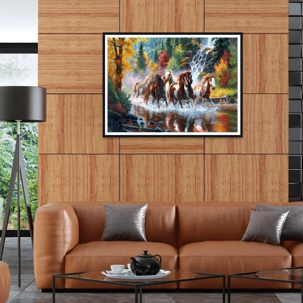 Diamond Painting - Full Round Drill - Horse(40*30cm)