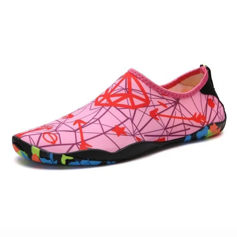 VEAMORS Fashion Aqua Shoes Unisex Slip-on Light Outdoor Sneakers Lover Yoga Swim Water Shoes Non-slip Seaside Beach Sneakers