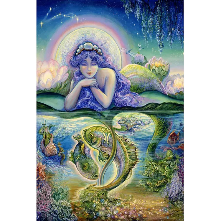 Mermaid Princess - Full Round Drill Diamond Painting - 40*60CM(Canvas)