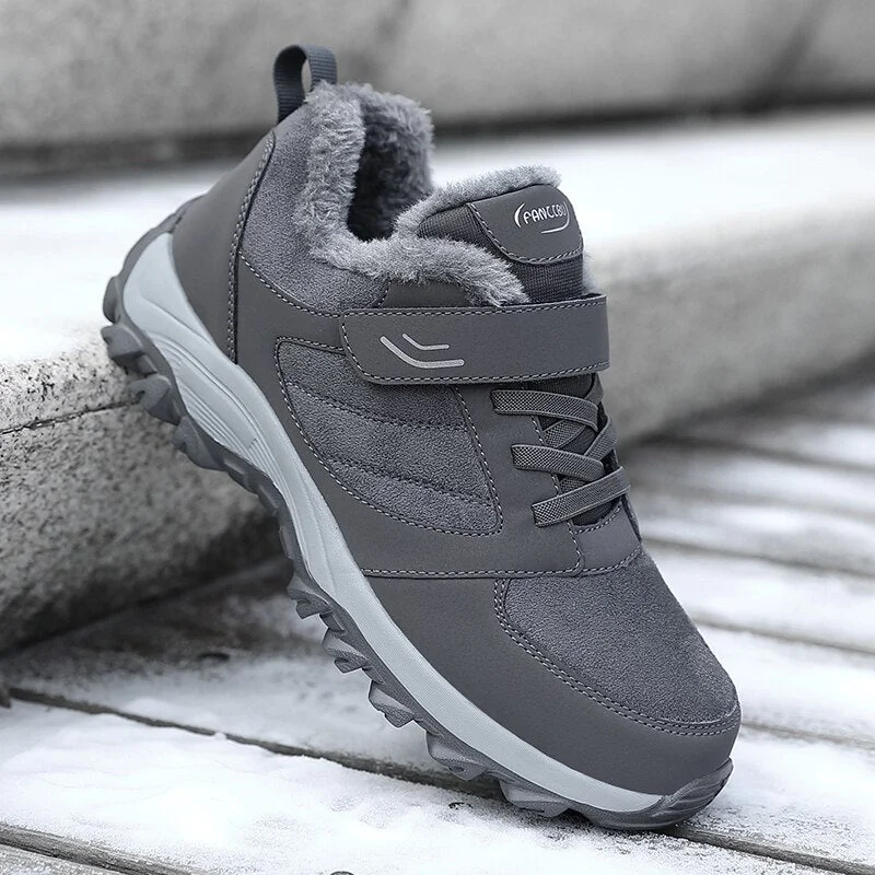 2021 Women Winter Snow Boots Warm Flat Plus Size Platform Lace Up Ladies Women's Shoes New Flock Fur Suede Ankle Boots Female 46