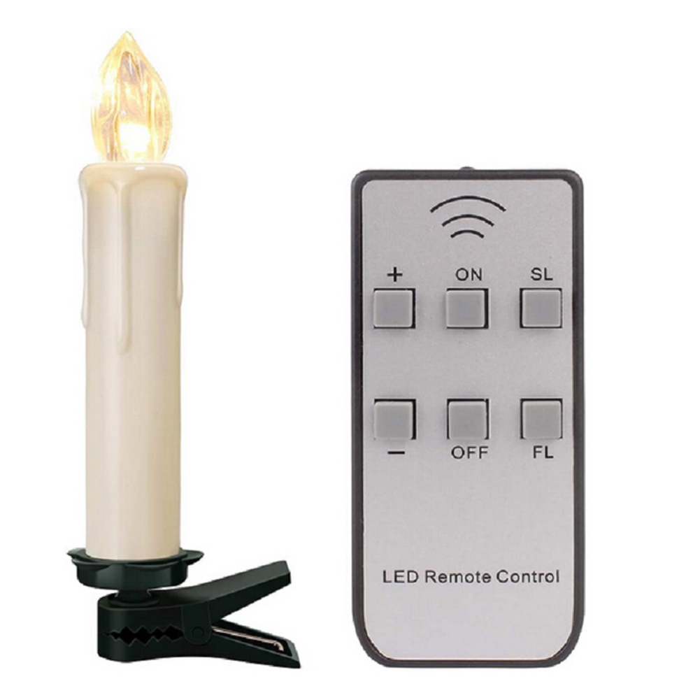 

Electronic Led Candle Light Warm White Remote Control Lamp Christmas Decor, 501 Original
