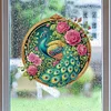 (US Only)Peacock 2D Flat DIY Diamond Painting Set Diamond Art Pendant Home Wall Decor