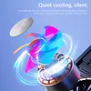 Laptop Cooling Fan with 2/4 Fans Foldable RGB 7 Height for 11-17.3 Inch Notebook