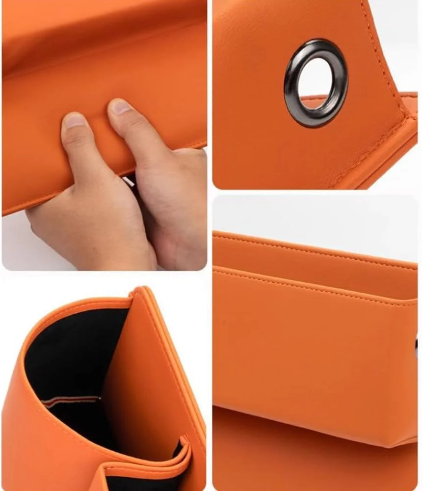 Multifunctional storage box for car seat gap