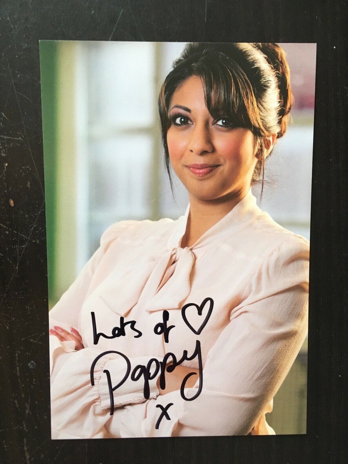 POPPY JHAKRA - WATERLOO ROAD ACTRESS - EXCELLENT SIGNED Photo Poster painting