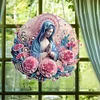 DIY Mother Mary Acrylic Diamond Painting Hanging Pendant