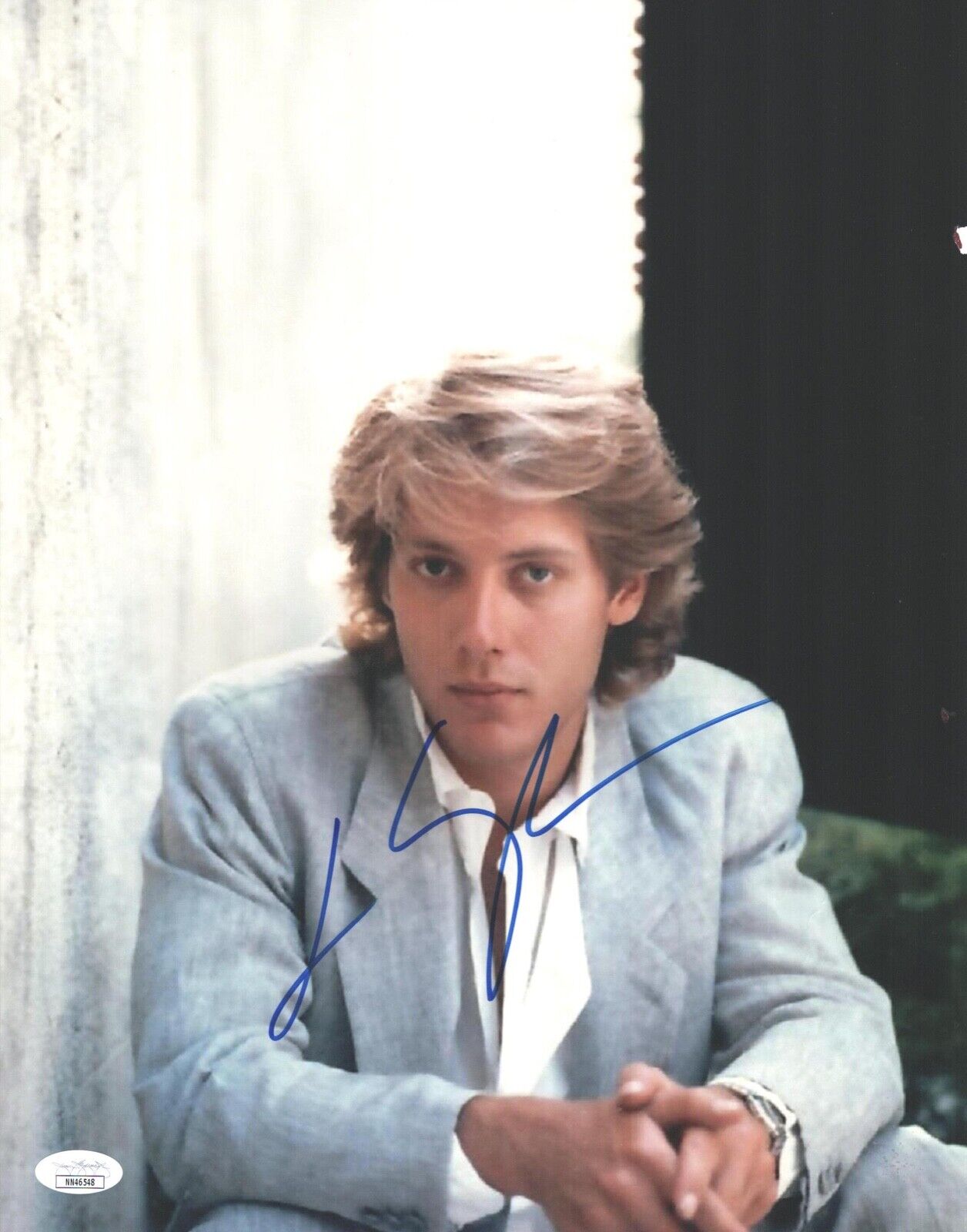 JAMES SPADER Signed 11x14 PRETTY IN PINK Photo Poster painting Autograph JSA COA CERT