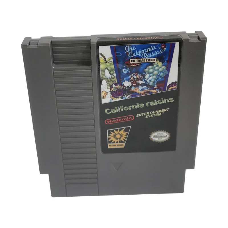 The California Raisins: The Grape Escape For Nintendo NES - 8 Bit Game Cartridge