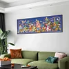 (Grande Taille) Dessin Animé-Peinture Diamant Ronde Complète-80*30CM
