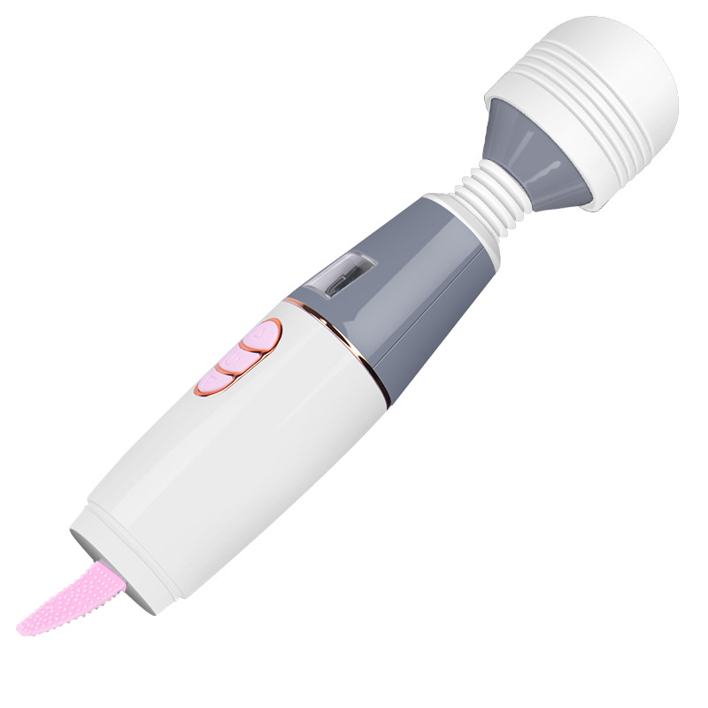 Fanara Digital Display Av Stick Tongue Licking Vibration Stick Women's Masturbation Device
