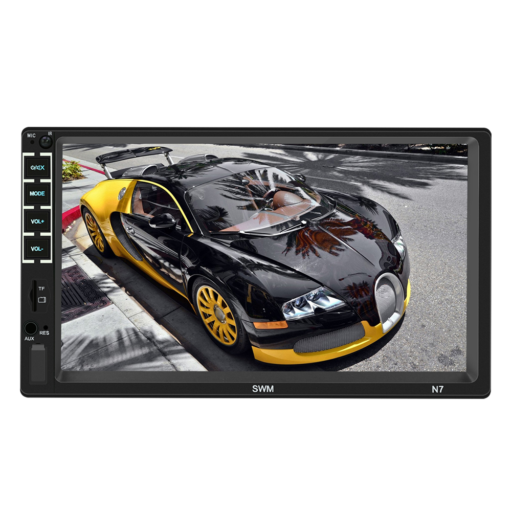 

SWM-N7 2 DIN Car Stereo 7 inch Display Bluetooth AUX-in FM Radio Receiver, Without camera, 501 Original