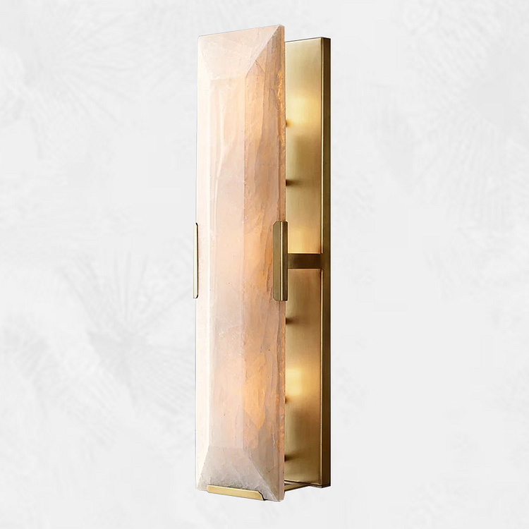 Modern design Halle Calcite Linear Wall Sconce