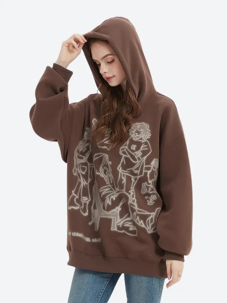 Brownm Vaguely Feel Many Hoodie