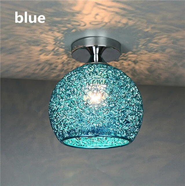 Modern LED Colorful Ceiling Light Aluminum E26/27 Kitchen Bedroom Porch Dining Room Balcony Decoration Light Fixture
