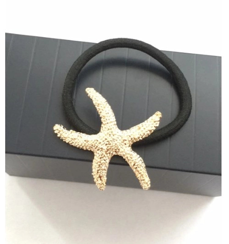 Women’s Casual Beach Minimalist Starfish Alloy Plating Hair Tie