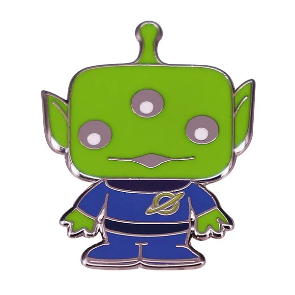 Foto del pin Alienígena Amigo Verde
