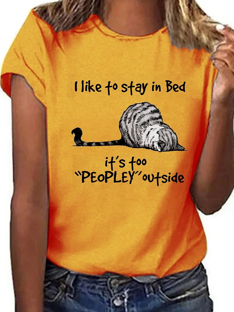 Bestdealfriday Cat Graphic Tee 10731707