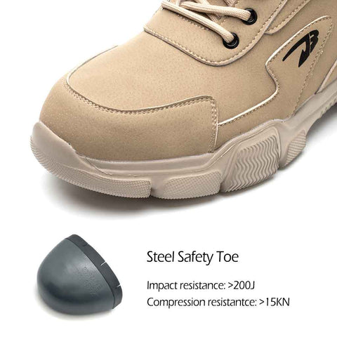 Steel toe winter work boots for woman