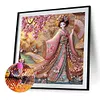 Beaut&eacute; geisha japonaise-perceuse ronde peinture diamant-40*40cm