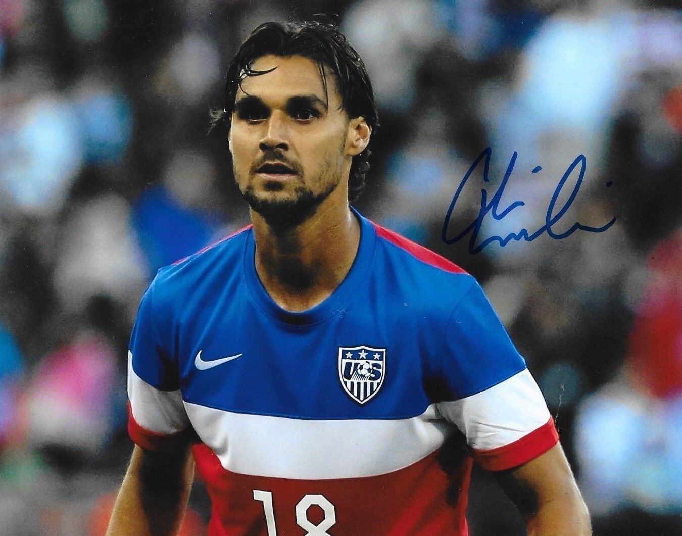 Chris Wondolowski San Jose Earthquakes signed Team USA 8x10 Photo Poster painting autographed 2