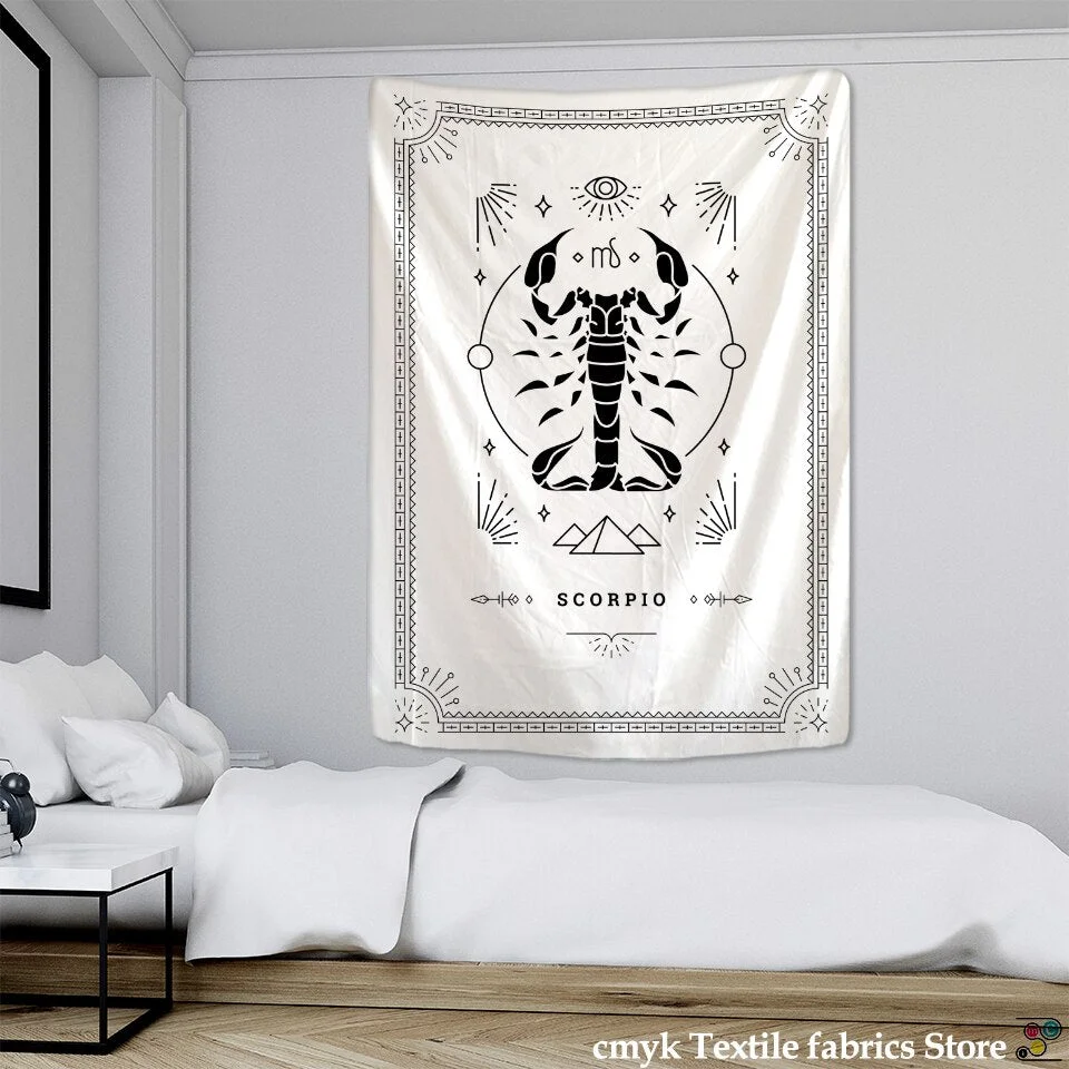 Divination Tarot Tapestry Wall Hanging Constellation Mandala Psychedelic Good Luck Hippie Witchcraft Room Home Decor