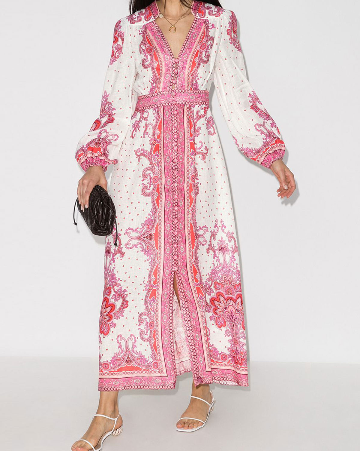 VILEBREQUIN Women Silk Maxi Dress Paisley