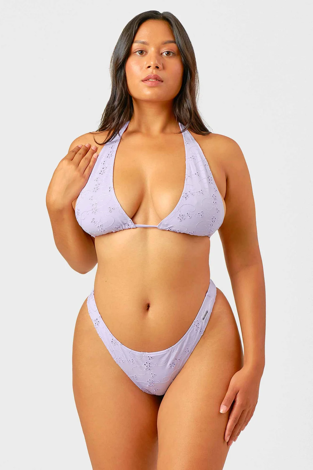 Billie Cheeky Bottoms / Lavender Eyelet FINAL SALE