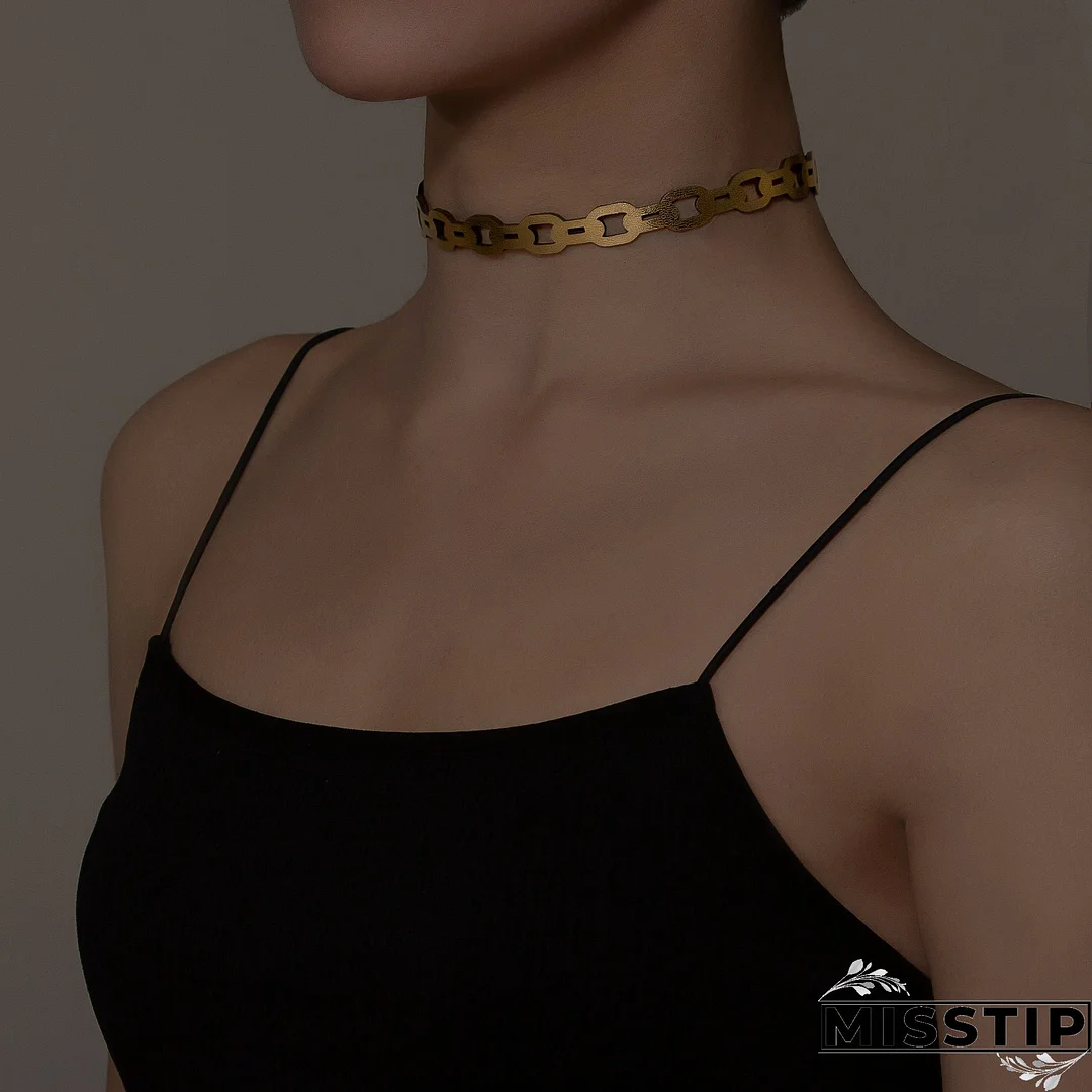 Openwork Chain Choker