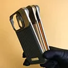 Carbon Fiber Frameless Magnetic Lens Holder Ultra-thin Mobile Phone Case