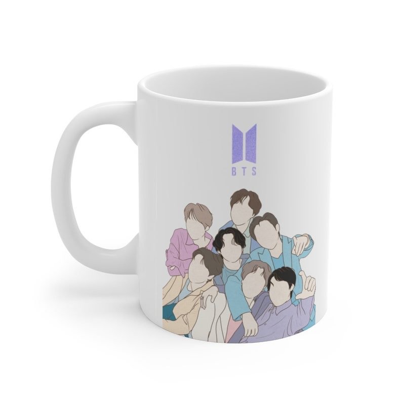 New Arrival BTS I Purple You double-sided printed Coffee Mugs 11 oz