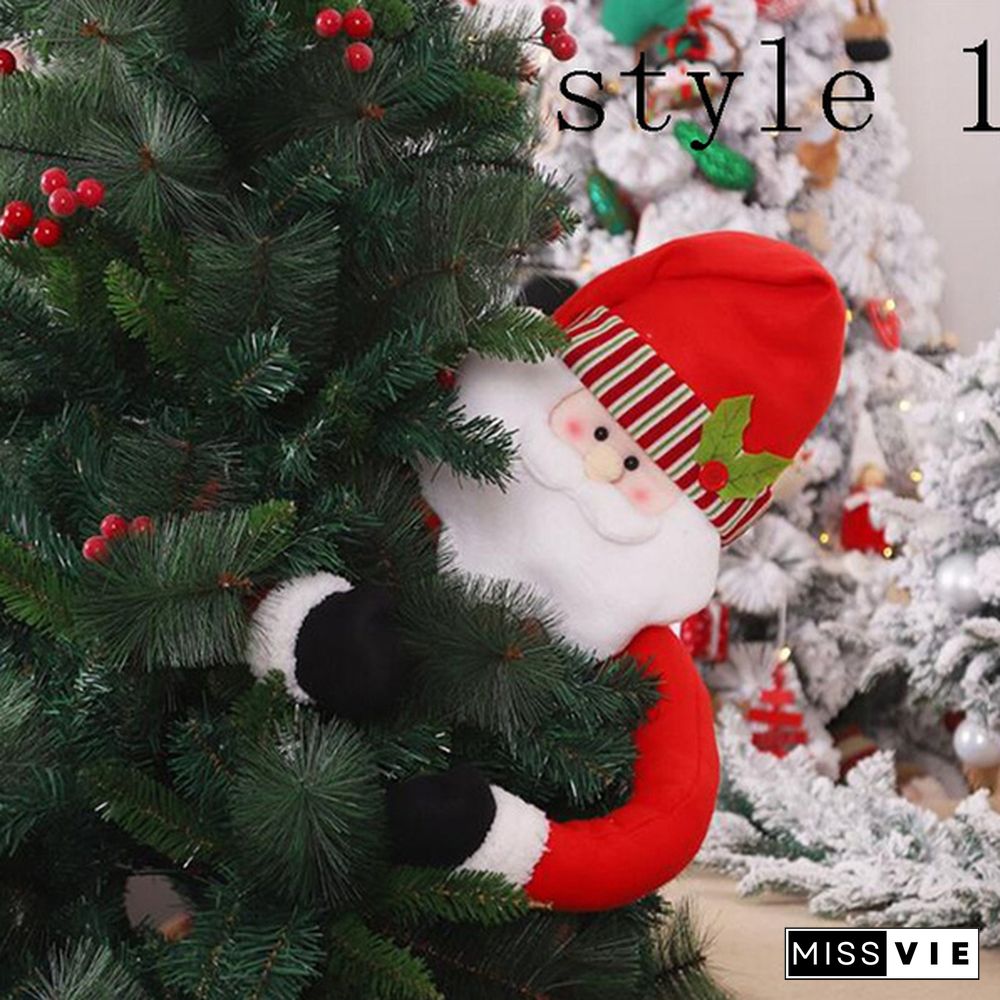 1Pcs Santa Claus Snowman Toy Merry Christmas Ornaments