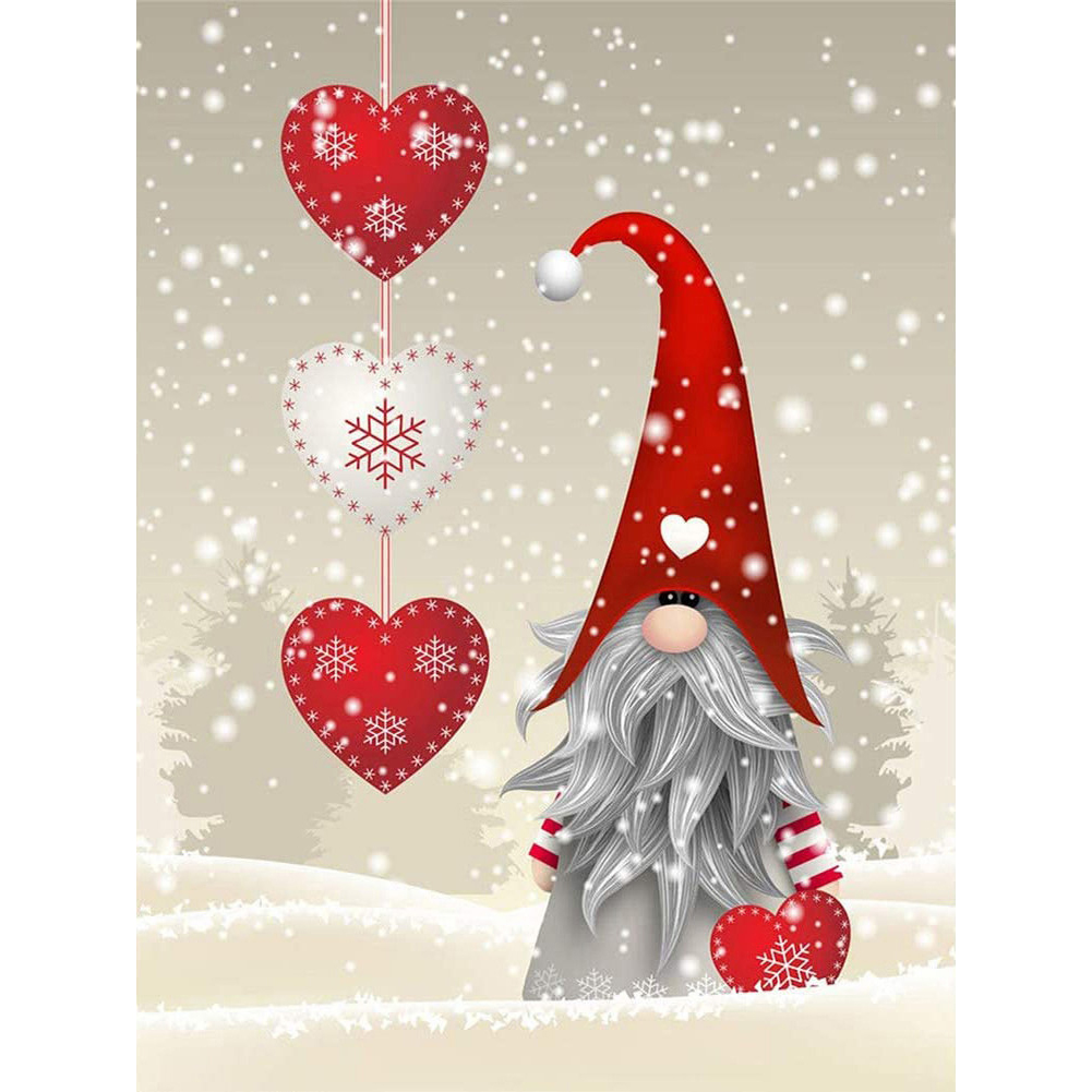 

30*40CM - Square Drill Diamond Painting - Cartoon Gnome, 501 Original
