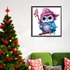 >SALE<5D DIY Partial Special Shaped Drill Diamond Painting Magic Owl Kit Decor 30x30cm
