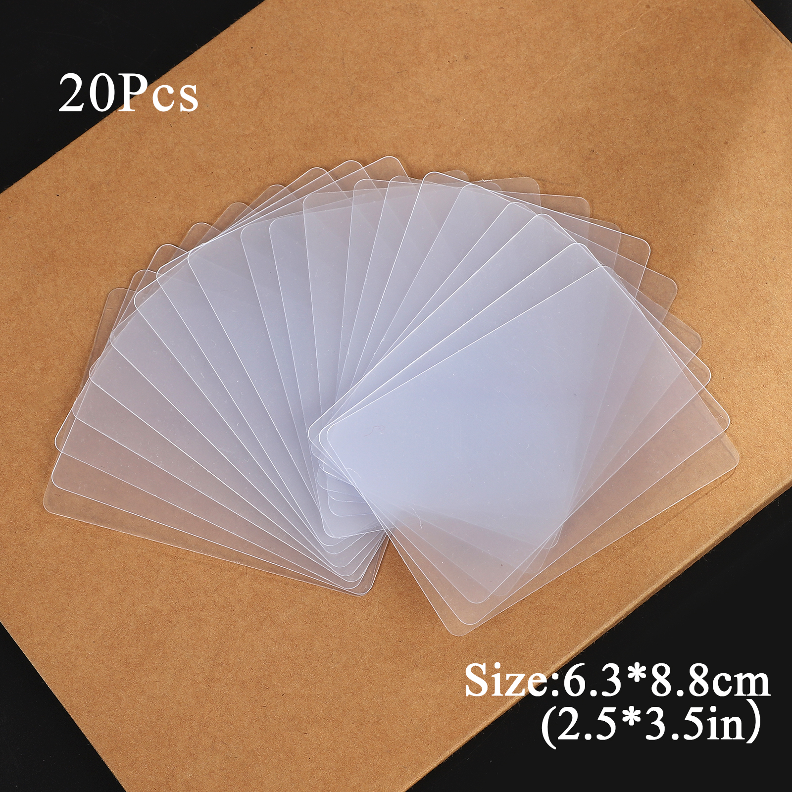 PVC Transparent ATC Cards Making Base - 20 Sheets