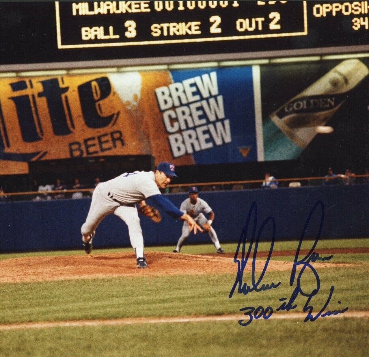 Nolan Ryan Autograph Signed 8x10 Photo Poster painting ( HOF Rangers ) REPRINT