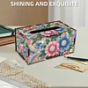 Wooden Diamond Painting Tissue Box for Home and Office Decoration (ZJH041)