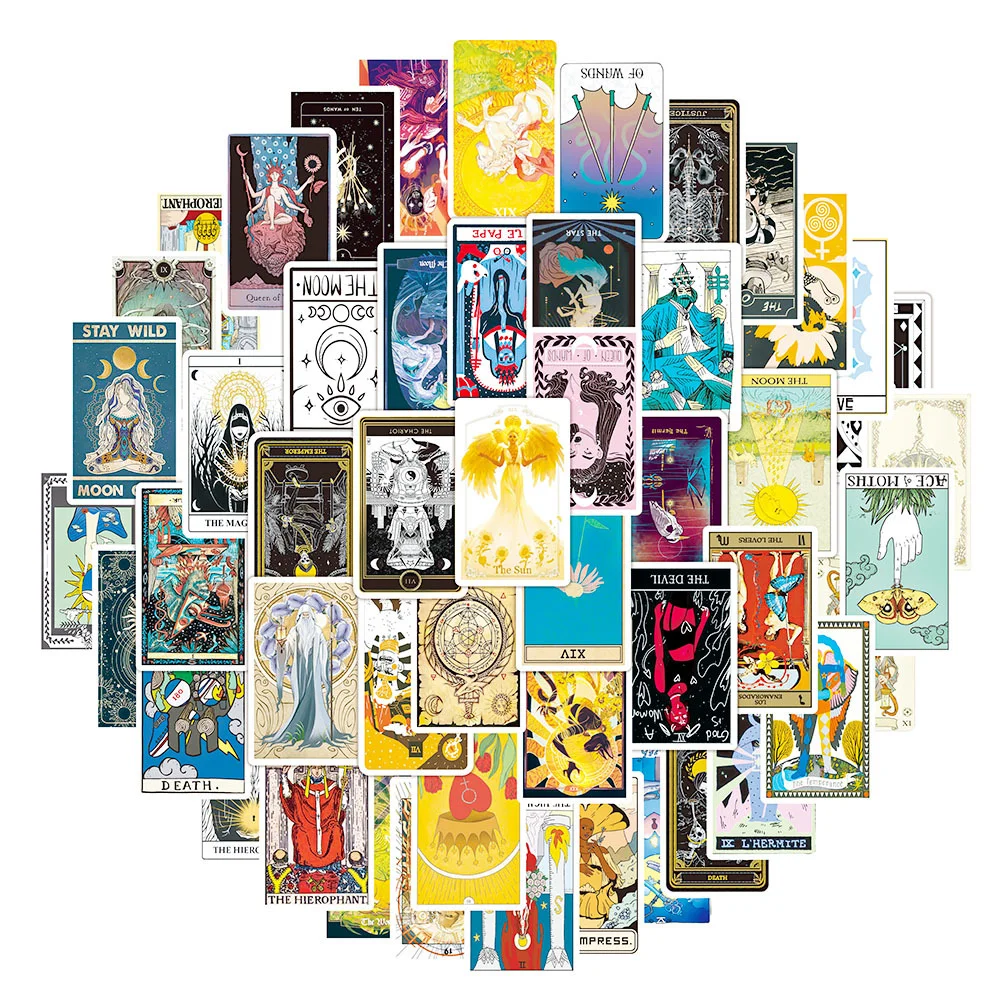 50PCS Tarot Stickers