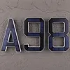 LED Illuminated Modern Address Sign IP44 Waterproof Personalized Solar Powered Address Number with Easy Installation UV Protection for Outside House Light Up Courtyard Hotel Bar