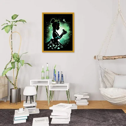 5D Diamond Painting Disney Dark Fairy Tale Princess Villain Wall Art Home  Decort