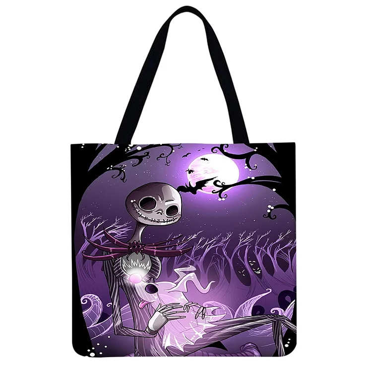 Joker Skull - Linen Tote Bag