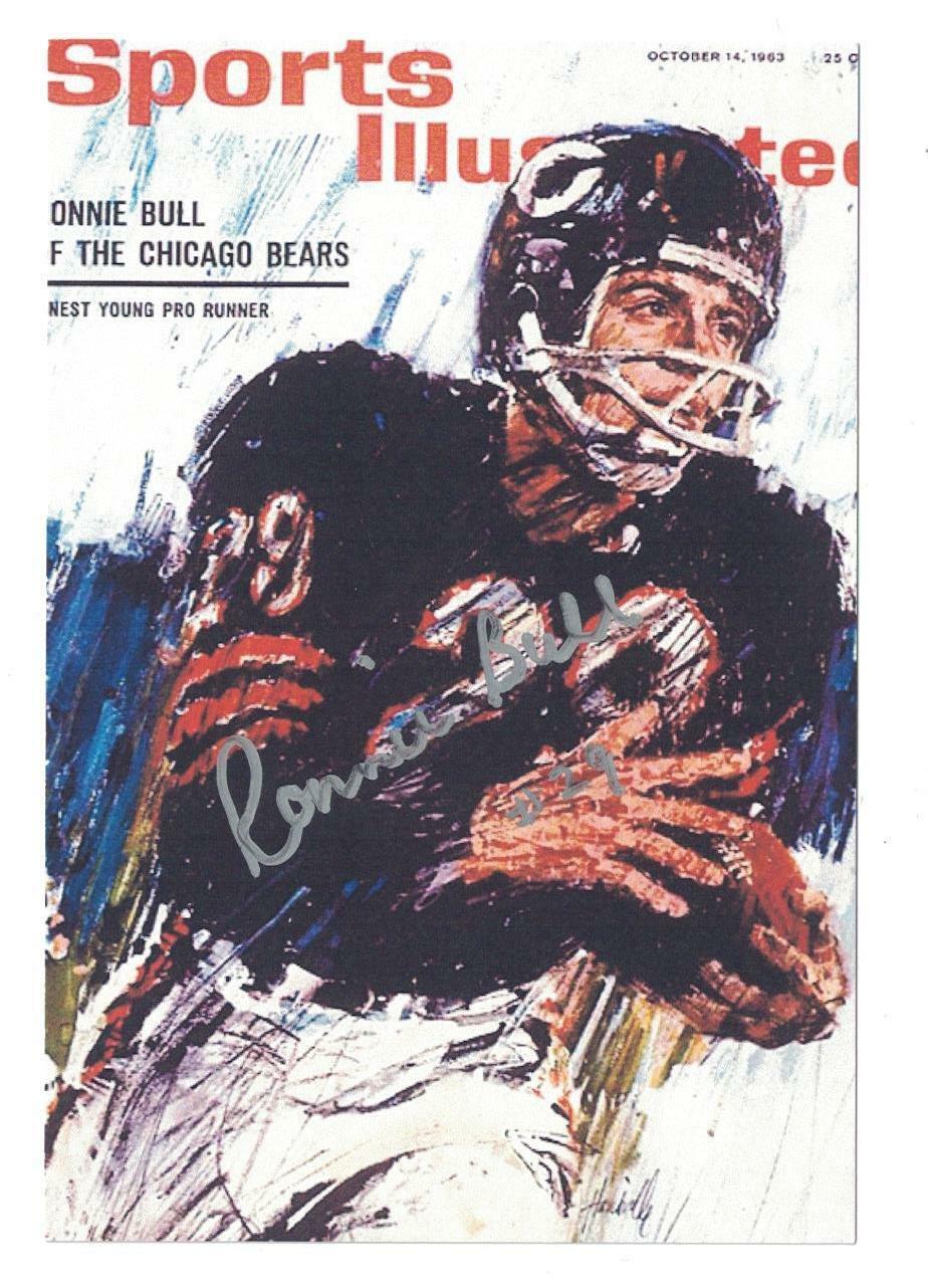Ronnie Bull Signed Autographed 4x6 Photo Poster painting Chicago Bears