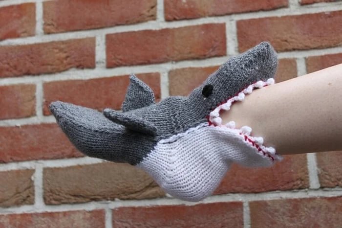 (🎁💝Christmas Pre-Sale 50% OFF!!) - 🎅3D knitted crocodile socks