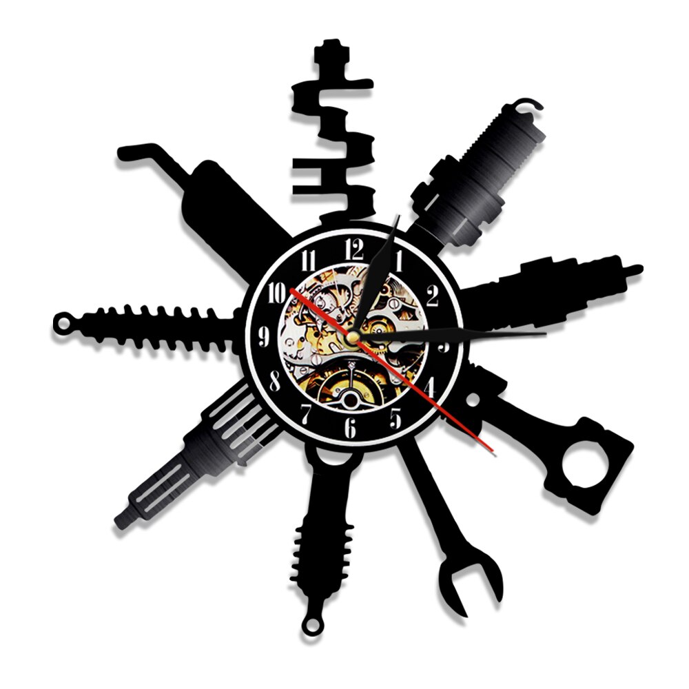 

Car Service Repair - Vinyl Record Wall Clock - Without LED, 501 Original