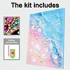 (15x20cm)DIY Pearl Painting Seaside Shells Framed Handmade Pearl Material Art Kit Living Room Decor