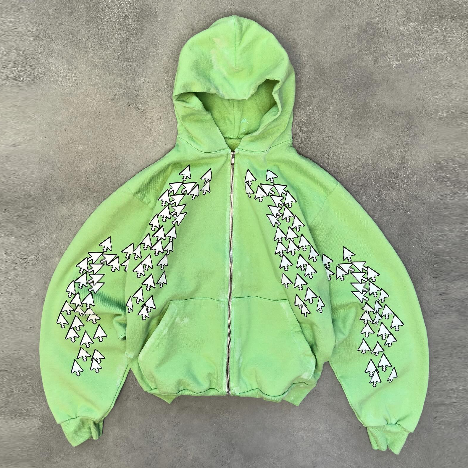 Mouse Arrow Zip-Up Hoodie