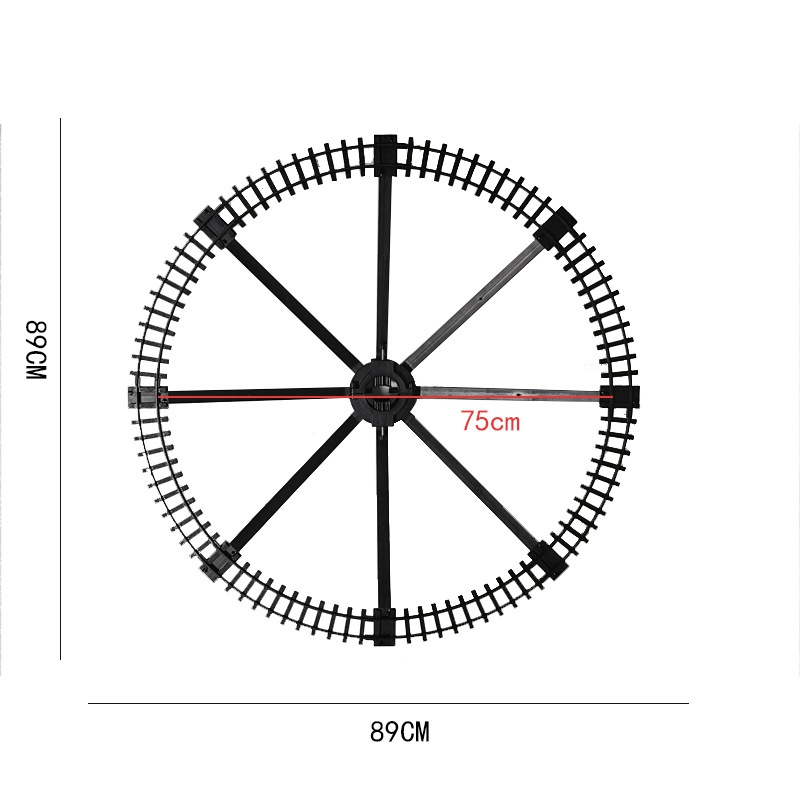 Tegooe Christmas Tree Hanging Electric Train Set with Sound and Light ABS Material