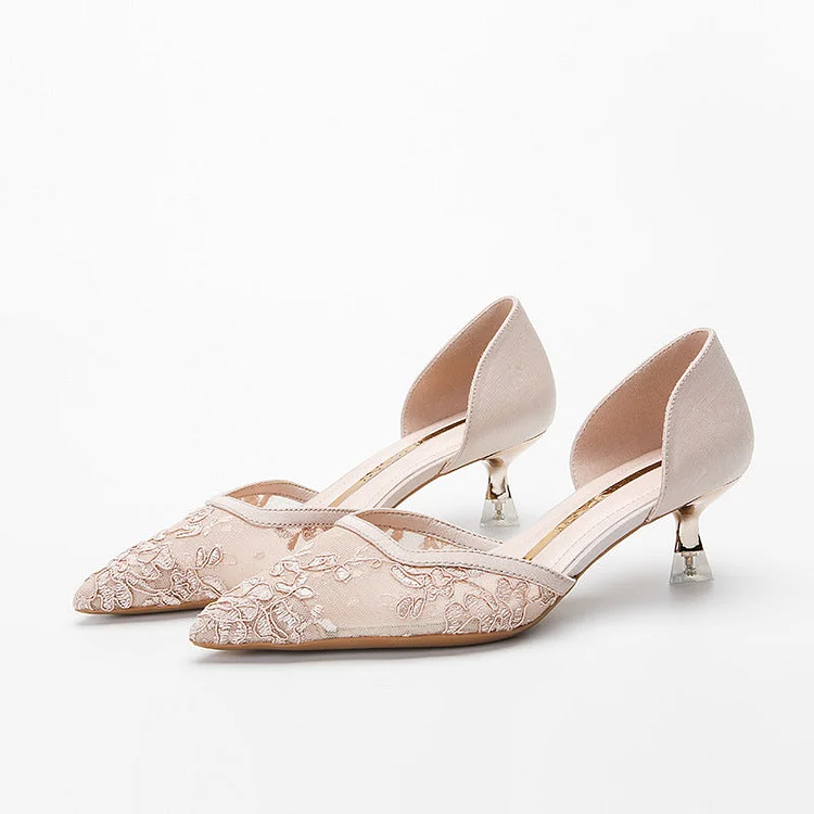 Nude Heels for Wedding Pumps