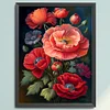 Poppy Flower - 11CT Stamped Cross Stitch 40*55cm/15.75*21.65in