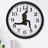British Comedy Inspired Ministry of Silly Walk Wall Clock Silent Mute Clock